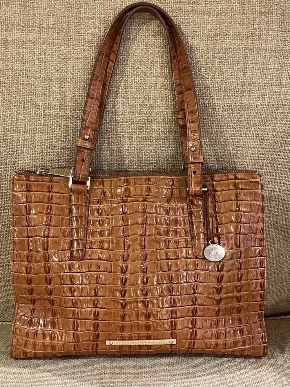 Brahmin Anywhere Tote in Pecan Melbourne